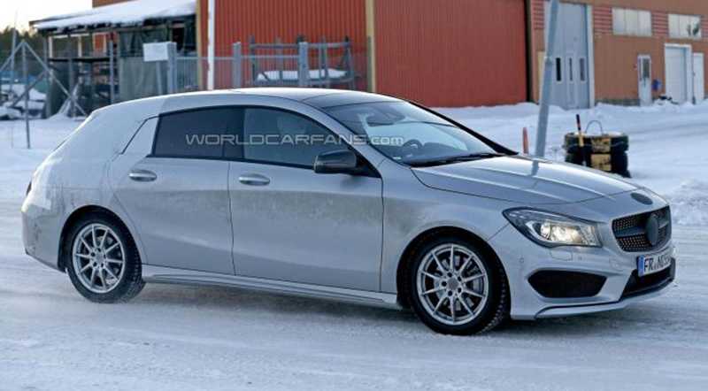 اختبارات سرية تجريها مرسيدس على سيارة “CLA شوتينج بريك 2015”