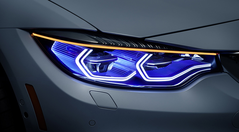 BMW تعرض وظائف جديدة لتقنية الإضاءة “ليز لايت” في CES2015